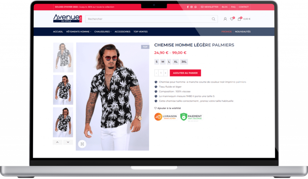 Création de site e-commerce ou boutique en ligne